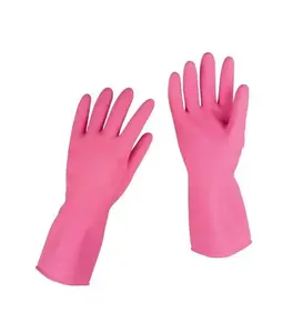 NENURODYTA_Z Multitask Latex Gloves 38.30, Size 10, Pink