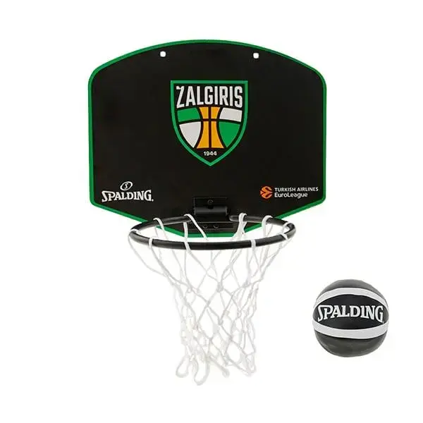Spalding Euroleague BC Žalgiris mini basketbola dēlis Photo 2