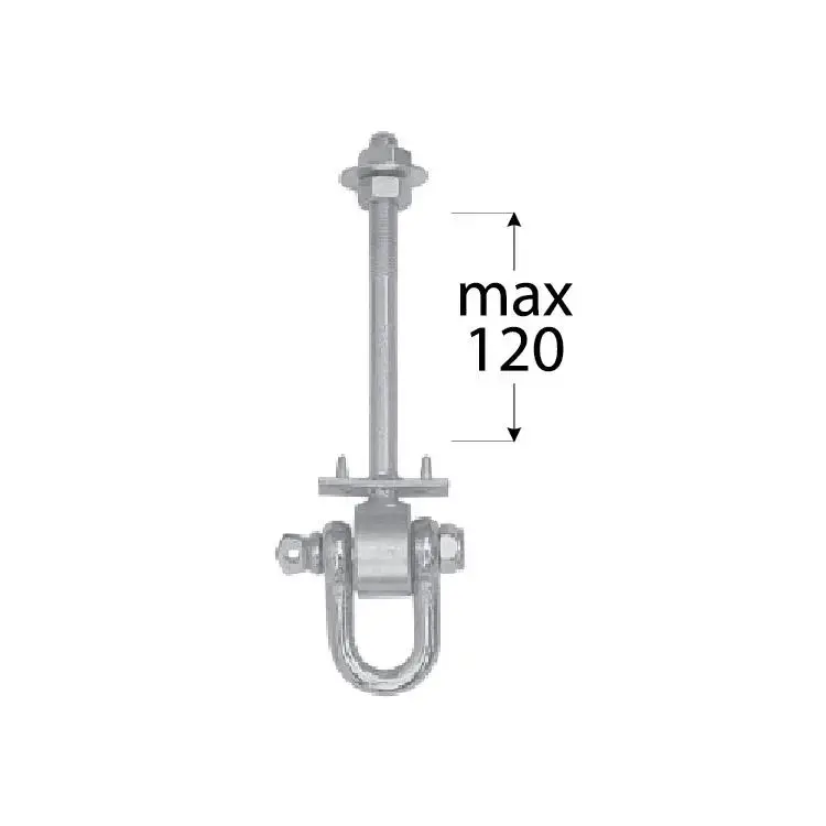 DOMAX MHD120 Hook 120 mm x 12 mm Photo 2