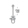 DOMAX MHD120 Hook 120 mm x 12 mm Photo 2