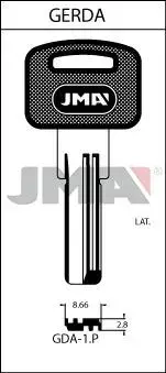 Заготовка для ключа JMA GDA-1.P Photo 2