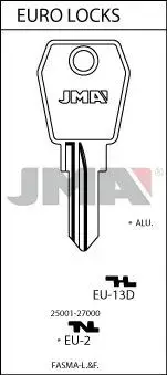 Заготовка ключа JMA EU-13D Photo 2