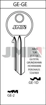 Заготовка ключа JMA GE-1D Photo 2