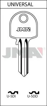 Заготовка ключа JMA U-5DD Photo 3