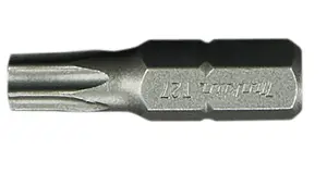 Skrūvgrieža uzgaļu komplekts Makita B-23634 T27, 1/4 collas, 25 mm, 3 gabali