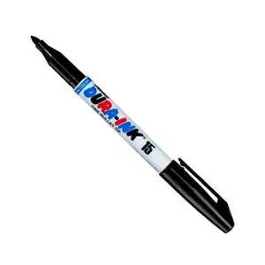Markal DURA-INK 15 pastāvīgais marķieris, melns, 1,5 mm uzgalis