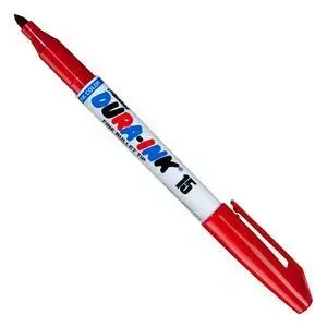 Markal DURA-INK 15 pastāvīgais marķieris, sarkans, 1,5 mm uzgalis