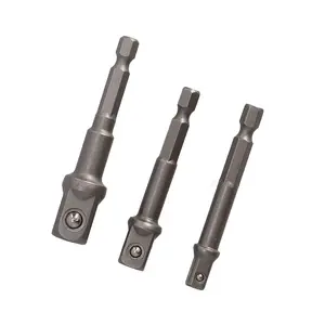 DRAUMET DPAGHK14 Socket Adapter Set 1/4 inch Hex to 1/4, 3/8, and 1/2 inch Square Drive