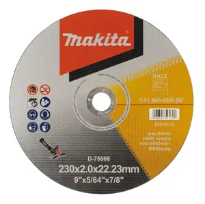 Makita D-75568 Thin Cutting Wheel for Inox 230mm