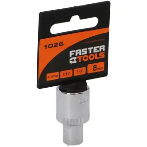 Faster Tools Hex Socket 1/2 inch 8 mm