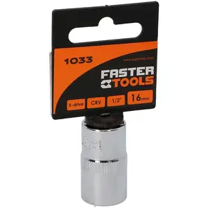 Faster Tools 1/2" Hex Socket 16 mm