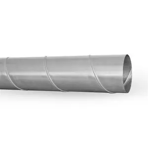 ALNOR SPR-C-250-050-3 Galvanized Spiral Duct