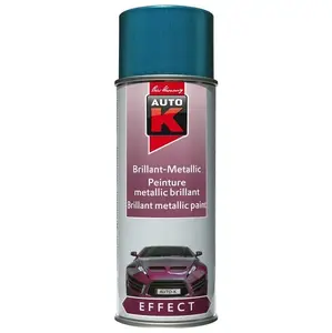 Аэрозольная краска AUTO-K Brilliant Metallic Imola Turquoise 400 мл