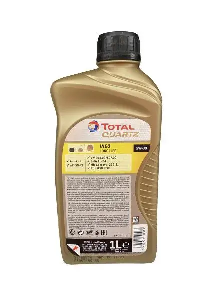 Total Quartz Ineo Long Life 5W-30 Engine Oil 1L Photo 2