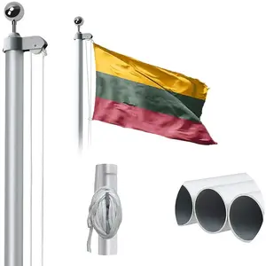 AKA Baltic 6m Aluminum Flagpole, Assembled