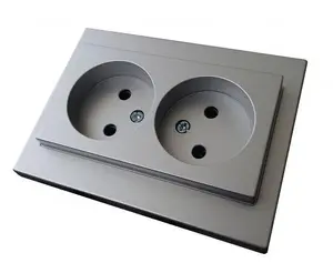 LIREGUS IKL16-409E/Mt 2-Way Socket, Metallic Finish