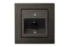 Компьютерная розетка LIREGUS Epsilon RJ45 антрацит Photo 3