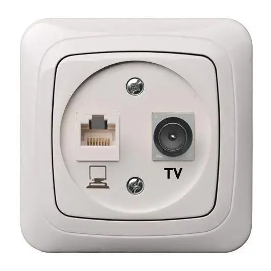 LIREGUS ITVKL-1-01 TV un datu ligzda RJ45 Cat.6E Photo 2