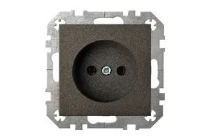 Liregus Epsilon Electrical Socket without Frame, Anthracite