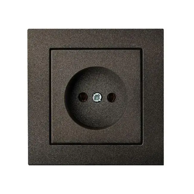 Liregus Epsilon Electrical Socket, Anthracite Photo 2