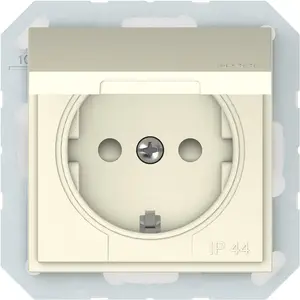 VILMA RP16-003-22 Socket, IP44, Ivory