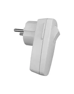 N_L Angled Plug with Switch IP20 White