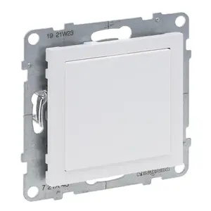 Legrand Blanking Plate with Mosaic Adaptor, White