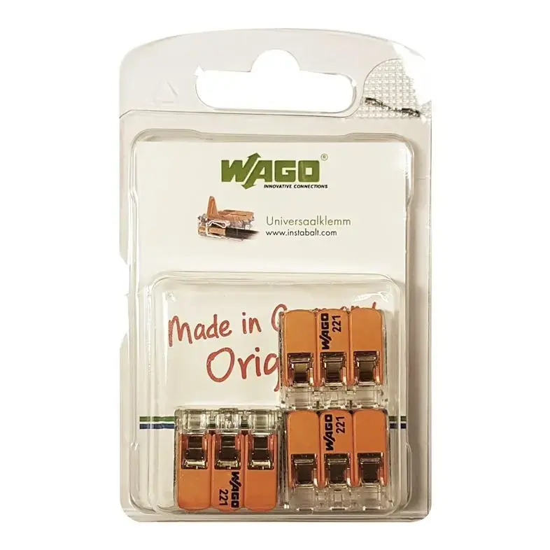 Wago 221-613/3 3-Way Compact Splicing Connector Photo 2