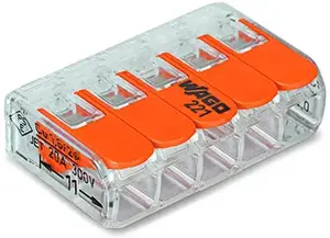 Wago 221-415 kompakts savienojuma spailes bloks 5-vadu 32A 450V