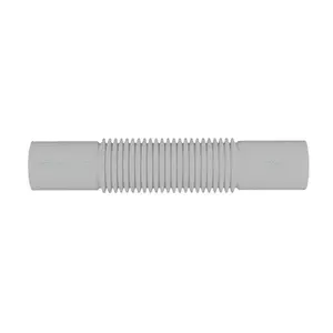 AKS ZIELONKA ZCL40 Flexible Tube Connector, Grey, 5 Pieces