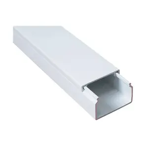 AKS Zielonka Installation Tray, 2000 x 40 x 25 mm, White