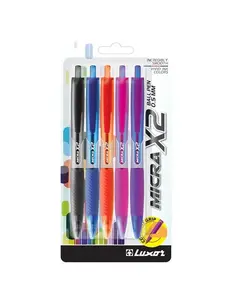 Luxor 1840/5BC Ballpoint Pen Set, 5 Pieces