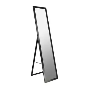 BD Art Framed Standing Mirror, 156x36 cm, Black