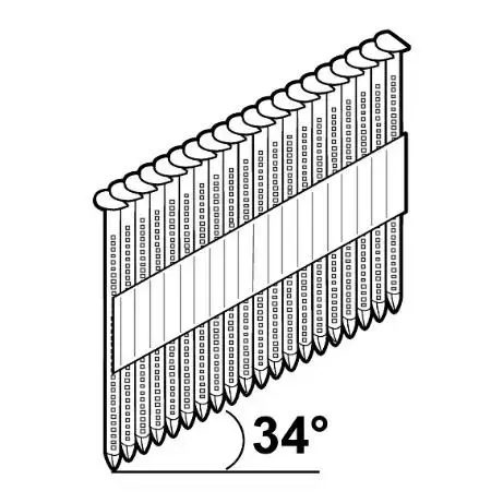 ESSVE 34D Strip Nails 3.1x90 mm Photo 2