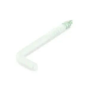 Suki Screw Hook 30 x 2.8 x 13 x 12 mm, White, 4 Pieces