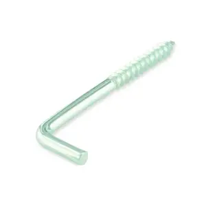 Suki Screw Hook 30 x 2.8 x 13 x 12 mm, Zinc Plated, 7 Pieces