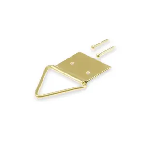 Suki Picture Hanger Brass Plated 10-Piece Set