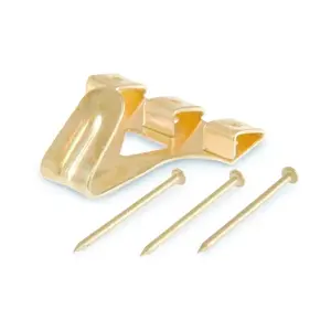 Suki Picture Hook Flat 4/3 Holes 35x31 mm, 5 Pieces