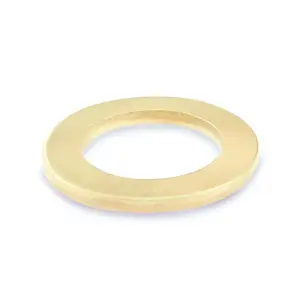 Suki 6155231 Brass Plated Door Washers 11x16x2 mm, 18 Pieces