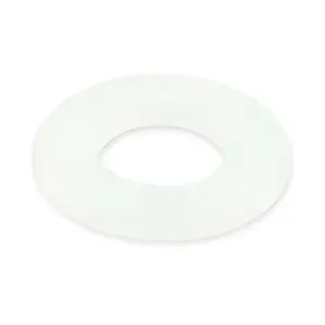 Suki M10 plastmasas paplāksne DIN 125, balta, 6 gabali