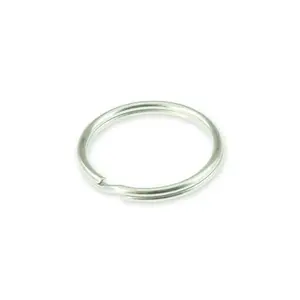 Suki 6160003 Wire Key Ring, 24 mm, Nickel Plated, 4 Pieces