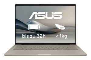 ASUS Zenbook A14 UX3407QA-QD488W Laptop, 14" WUXGA, Snapdragon X1-26-100, 16GB RAM, 1TB SSD, Windows 11 Home, Beige