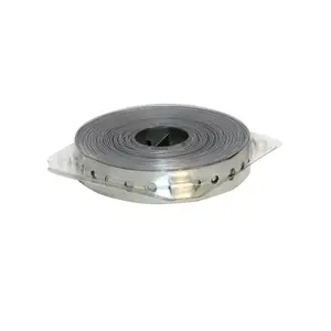 ARRAS tērauda montāžas lente 25x0.5 mm, 10 m, 2 caurumu rindas