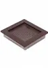 Латунная решетка HEARTH 170 x 170 мм Photo 2