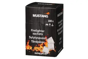 Mustang 626655 White Lighters, 12 cm, 100 Pieces
