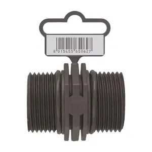 RAIN 595.6506200 Nipple 3/4" Male x 3/4" Male with O-Ring