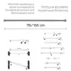GEDY TEST7001310 Bathroom Cornice - Chromed Photo 3