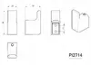 GEDY Pirenei Wall Hooks - Set of 2 Photo 2