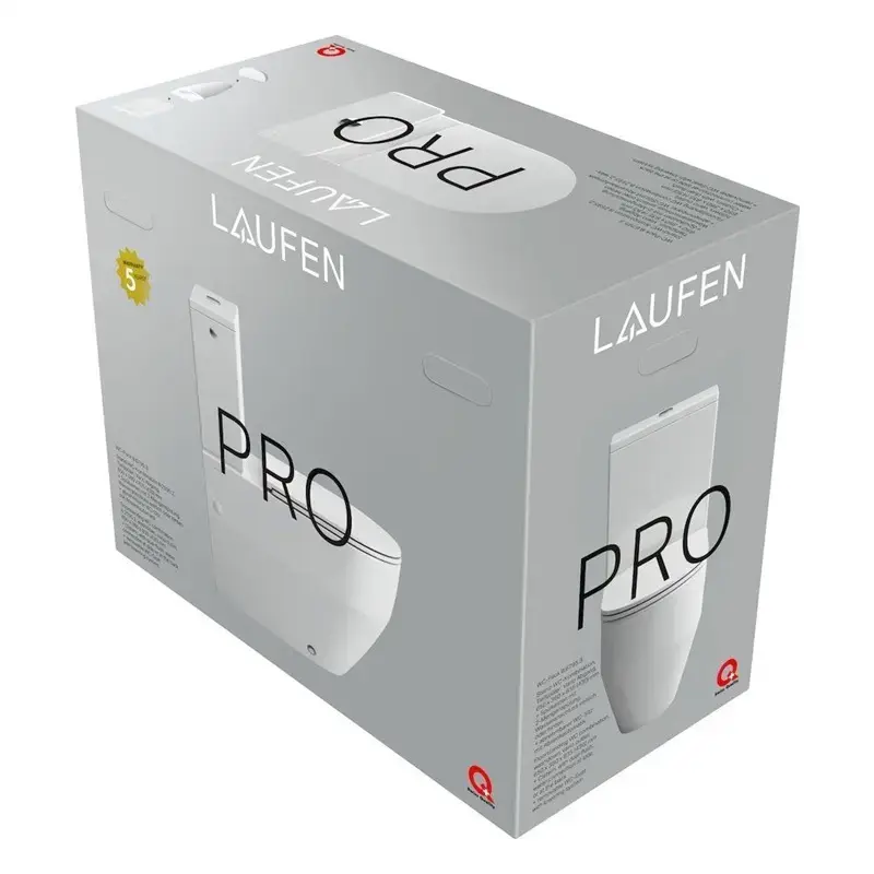 Напольный унитаз Laufen с горизонтальным выпуском Photo 3