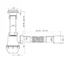 ANI PLAST A0115 Siphon 40 mm Photo 2
